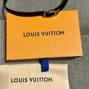 Louis Vuitton Leather Wrap Bracelet